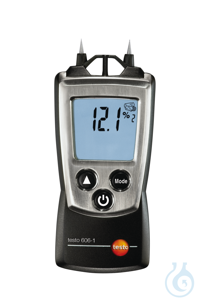 testo 606-1 - Pocket moisture meter meaures the moisture content in wood,...